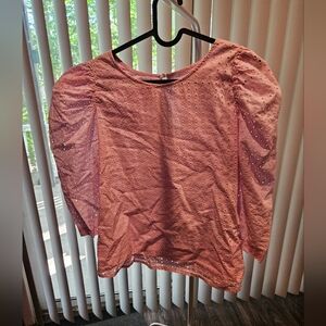 A New Day Light Pink Blouse Size XL